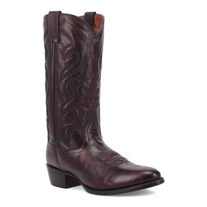 Dan Post Milwaukee Black Cherry Round Toe Leather Western Boot Men’s Size 10D